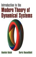 Introduction to the Modern Theory of Dynamical Systems (Encyclopedia of Mathematics & Its Applications)